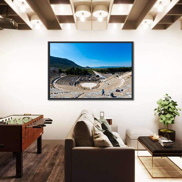 The Grand Theatre Of The Buddha In Turkey Canvas Wall Art-5 Horizontal-Gallery Wrap-22" x 12"-Tiaracle