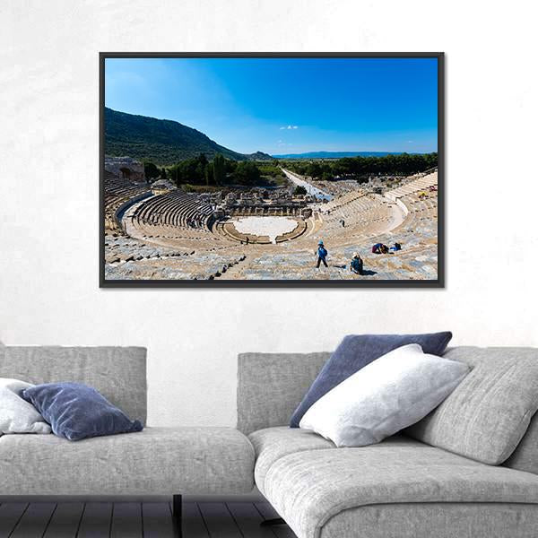 The Grand Theatre Of The Buddha In Turkey Canvas Wall Art-5 Horizontal-Gallery Wrap-22" x 12"-Tiaracle