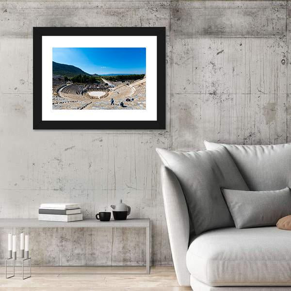 The Grand Theatre Of The Buddha In Turkey Canvas Wall Art-5 Horizontal-Gallery Wrap-22" x 12"-Tiaracle