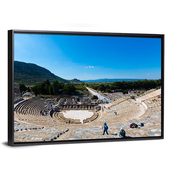The Grand Theatre Of The Buddha In Turkey Canvas Wall Art-5 Horizontal-Gallery Wrap-22" x 12"-Tiaracle