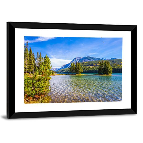 The Lake Two Jack Canvas Wall Art-5 Horizontal-Gallery Wrap-22" x 12"-Tiaracle