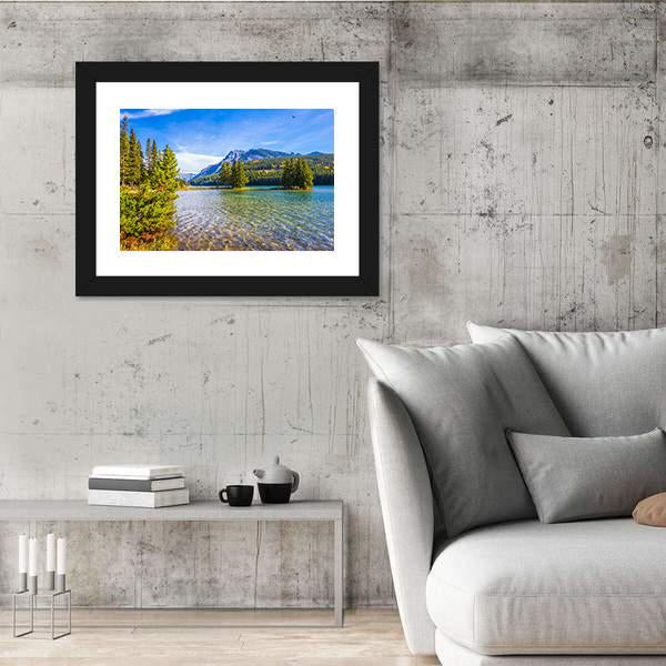 The Lake Two Jack Canvas Wall Art-5 Horizontal-Gallery Wrap-22" x 12"-Tiaracle