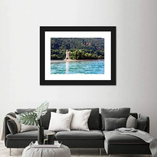 The Mouse Tower Berlin Canvas Wall Art-5 Horizontal-Gallery Wrap-22" x 12"-Tiaracle