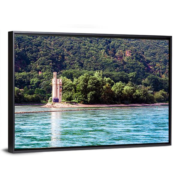 The Mouse Tower Berlin Canvas Wall Art-5 Horizontal-Gallery Wrap-22" x 12"-Tiaracle