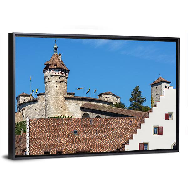 The Munot Fortress Canvas Wall Art-3 Horizontal-Gallery Wrap-25" x 16"-Tiaracle