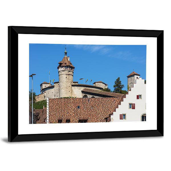 The Munot Fortress Canvas Wall Art-3 Horizontal-Gallery Wrap-25" x 16"-Tiaracle