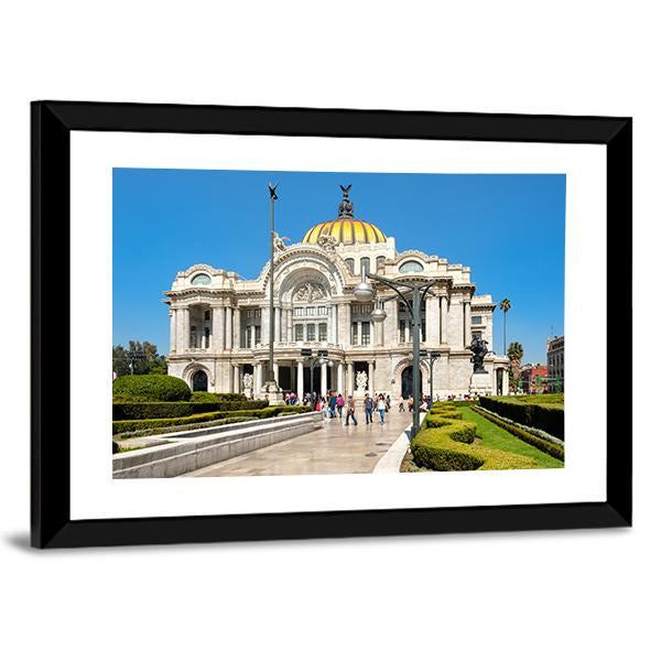 The Palacio de Bellas Artes Canvas Wall Art-5 Horizontal-Gallery Wrap-22" x 12"-Tiaracle