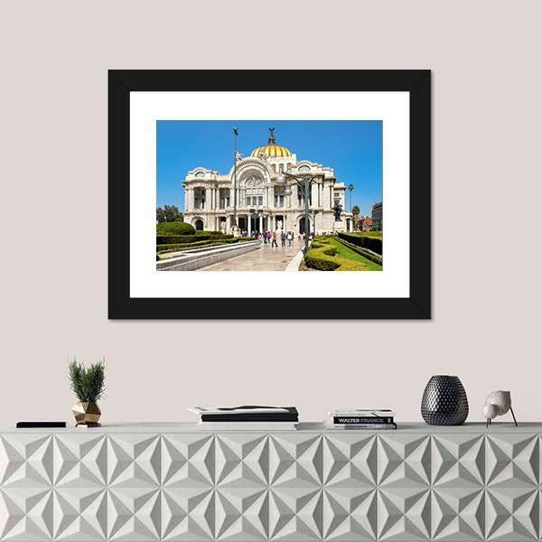 The Palacio de Bellas Artes Canvas Wall Art-5 Horizontal-Gallery Wrap-22" x 12"-Tiaracle