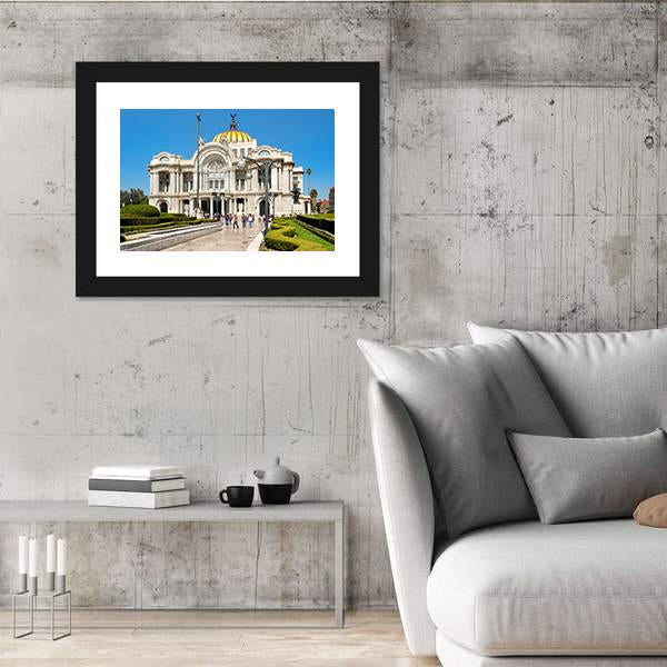The Palacio de Bellas Artes Canvas Wall Art-5 Horizontal-Gallery Wrap-22" x 12"-Tiaracle