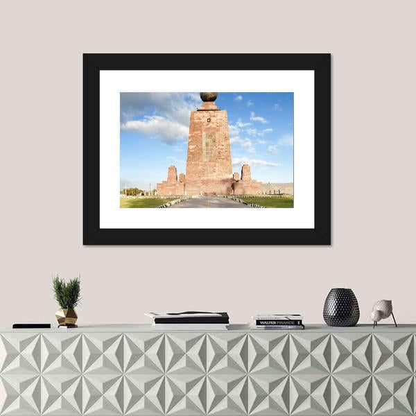 The Pyramidal Monument Canvas Wall Art-1 Piece-Framed Print-20" x 16"-Tiaracle