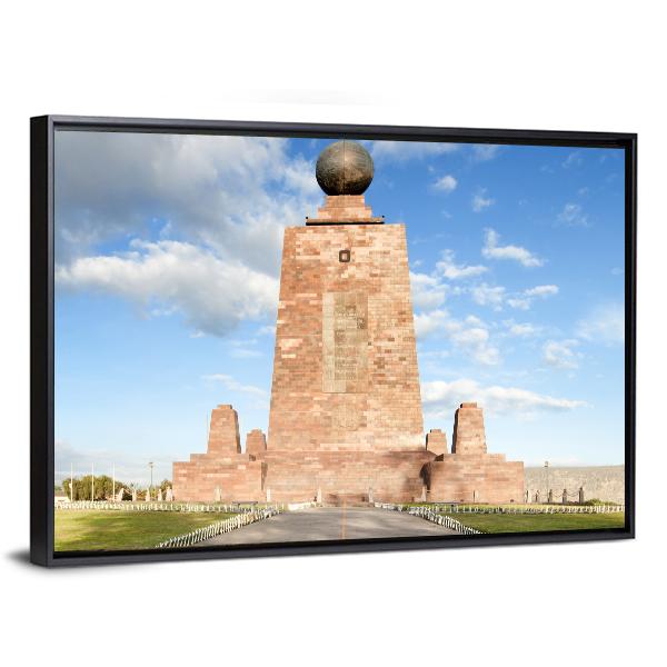 The Pyramidal Monument Canvas Wall Art-3 Horizontal-Gallery Wrap-25" x 16"-Tiaracle