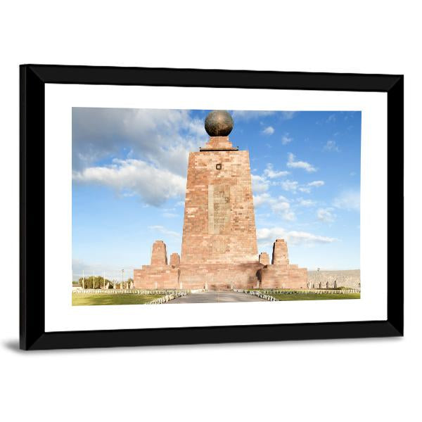The Pyramidal Monument Canvas Wall Art-3 Horizontal-Gallery Wrap-25" x 16"-Tiaracle