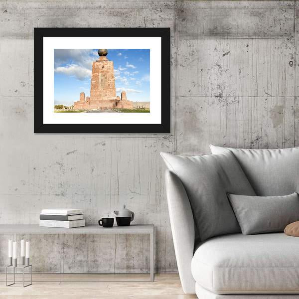The Pyramidal Monument Canvas Wall Art-3 Horizontal-Gallery Wrap-25" x 16"-Tiaracle