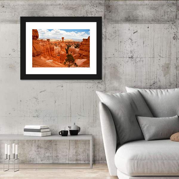 Thors Hammer Bryce Canyon Utah Canvas Wall Art-5 Horizontal-Gallery Wrap-22" x 12"-Tiaracle