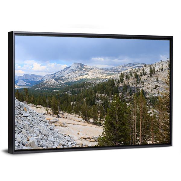 Tioga Road In Yosemite Canvas Wall Art-3 Horizontal-Gallery Wrap-25" x 16"-Tiaracle