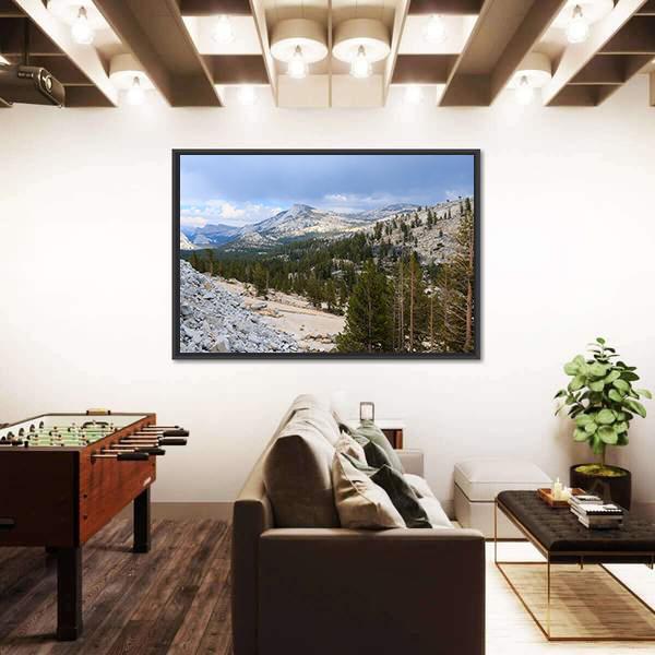 Tioga Road In Yosemite Canvas Wall Art-3 Horizontal-Gallery Wrap-25" x 16"-Tiaracle