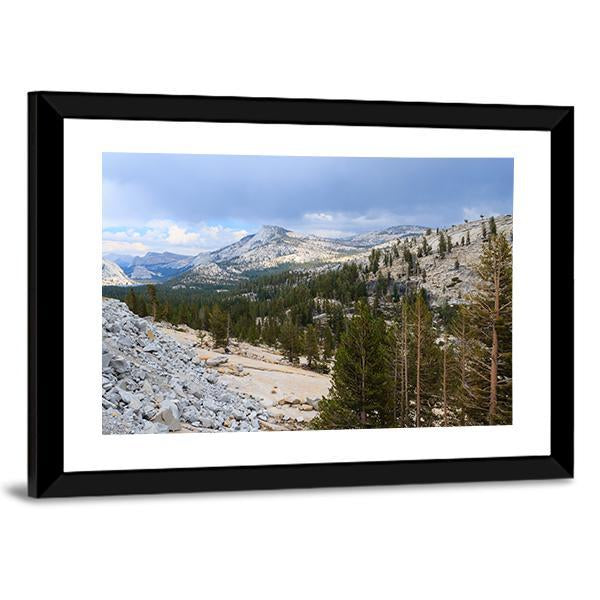 Tioga Road In Yosemite Canvas Wall Art-3 Horizontal-Gallery Wrap-25" x 16"-Tiaracle