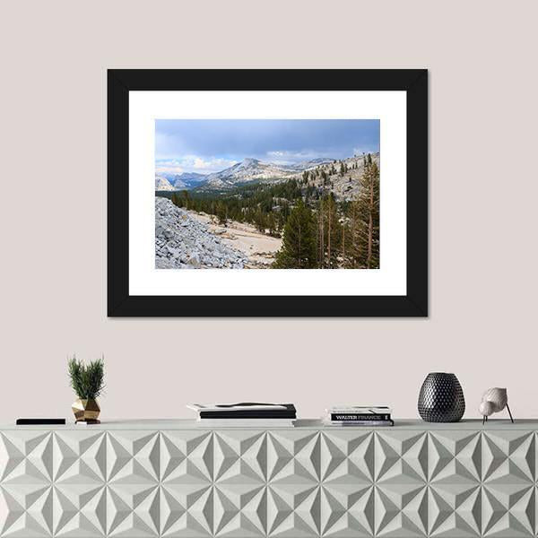 Tioga Road In Yosemite Canvas Wall Art-3 Horizontal-Gallery Wrap-25" x 16"-Tiaracle