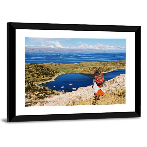 Titicaca Lake Canvas Wall Art-5 Horizontal-Gallery Wrap-22" x 12"-Tiaracle