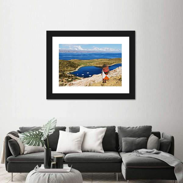 Titicaca Lake Canvas Wall Art-5 Horizontal-Gallery Wrap-22" x 12"-Tiaracle