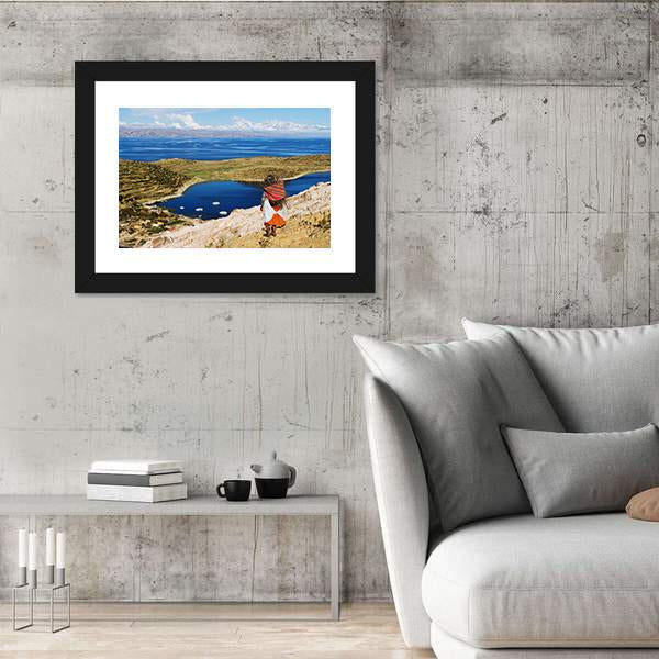 Titicaca Lake Canvas Wall Art-5 Horizontal-Gallery Wrap-22" x 12"-Tiaracle