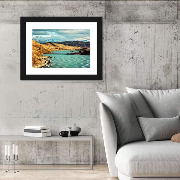 Torres del Paine In Chile Canvas Wall Art-3 Horizontal-Gallery Wrap-25" x 16"-Tiaracle