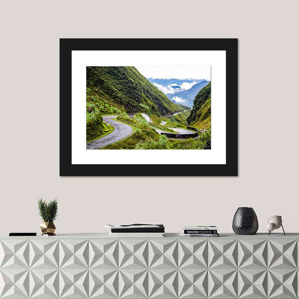 Travelling To Vietnam's Northern Most Point Canvas Wall Art-1 Piece-Framed Print-20" x 16"-Tiaracle