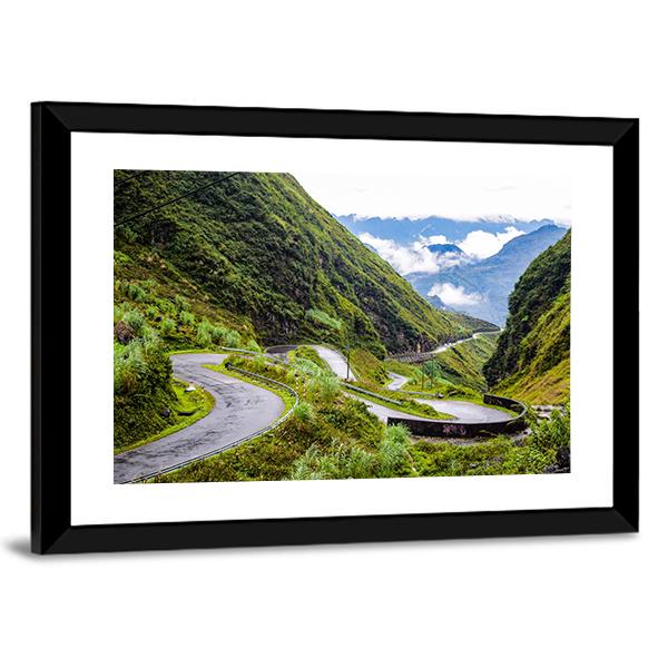 Travelling To Vietnam's Northern Most Point Canvas Wall Art-3 Horizontal-Gallery Wrap-25" x 16"-Tiaracle