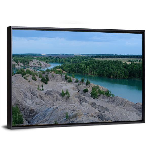 Ushakov Open Pits In Tula Region Russia Canvas Wall Art-5 Horizontal-Gallery Wrap-22" x 12"-Tiaracle