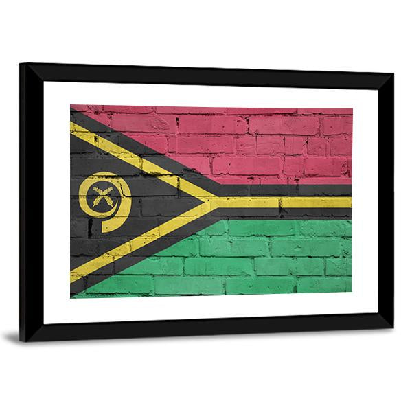 Vanuatu Flag Canvas Wall Art-5 Horizontal-Gallery Wrap-22" x 12"-Tiaracle