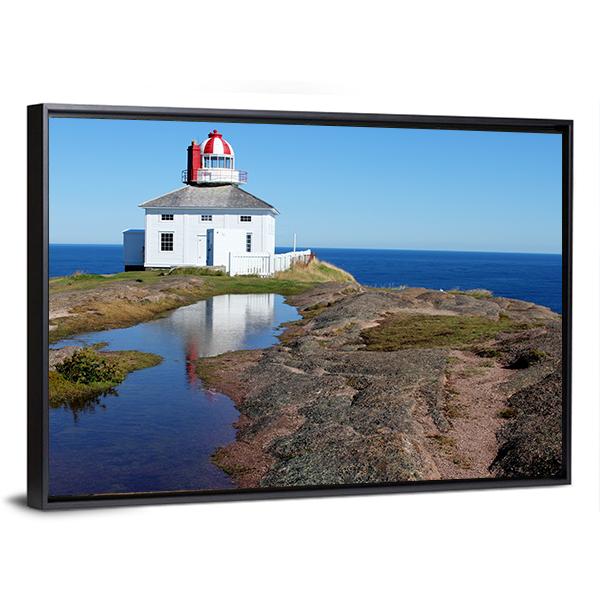 View Of Cape Spear In Canada Canvas Wall Art-5 Horizontal-Gallery Wrap-22" x 12"-Tiaracle