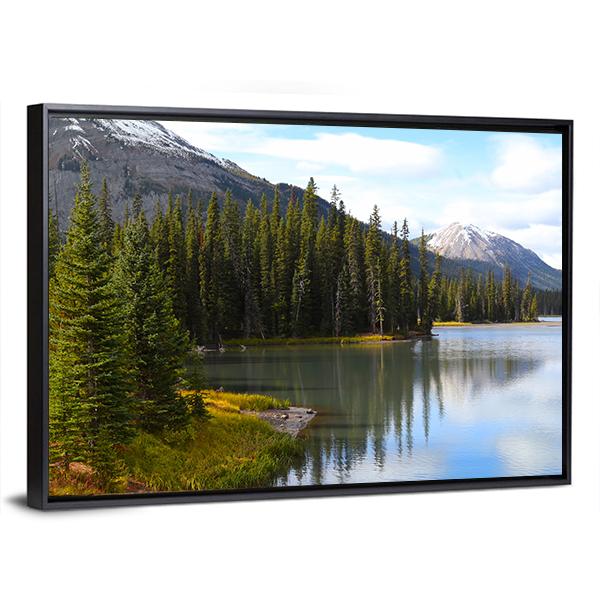 View Of Porcupine Creek Canvas Wall Art-3 Horizontal-Gallery Wrap-25" x 16"-Tiaracle