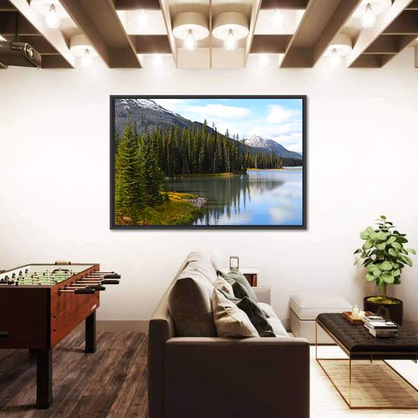 View Of Porcupine Creek Canvas Wall Art-3 Horizontal-Gallery Wrap-25" x 16"-Tiaracle