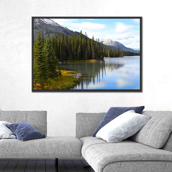 View Of Porcupine Creek Canvas Wall Art-3 Horizontal-Gallery Wrap-25" x 16"-Tiaracle