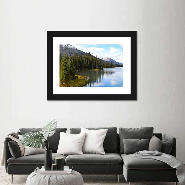 View Of Porcupine Creek Canvas Wall Art-3 Horizontal-Gallery Wrap-25" x 16"-Tiaracle