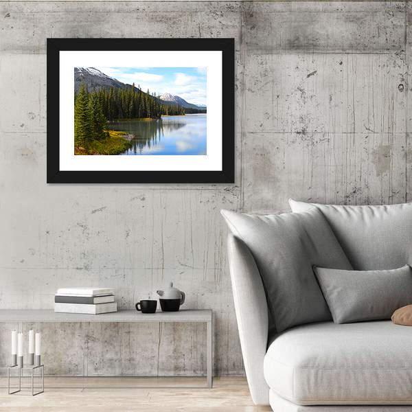 View Of Porcupine Creek Canvas Wall Art-3 Horizontal-Gallery Wrap-25" x 16"-Tiaracle