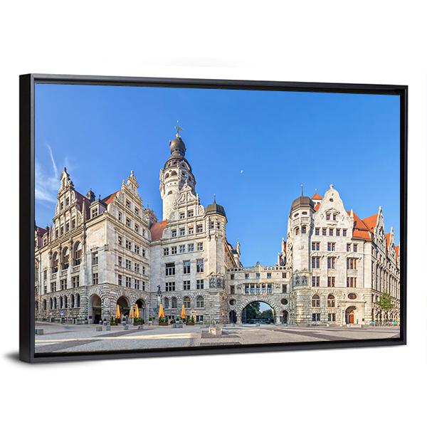 View On New Town Hall Canvas Wall Art-5 Horizontal-Gallery Wrap-22" x 12"-Tiaracle