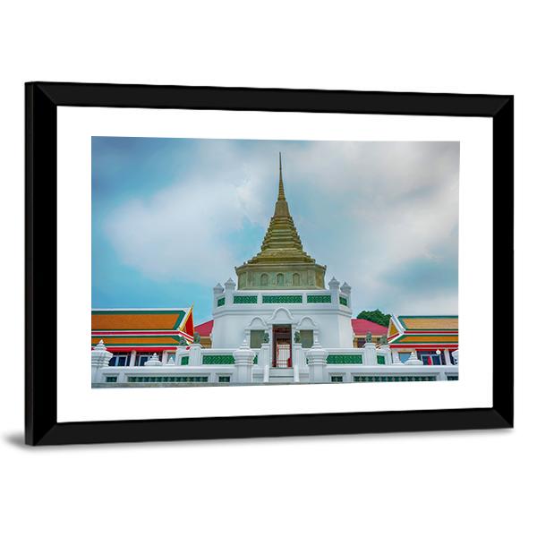 Wat Kaliyamit Woramahawihan Canvas Wall Art-5 Horizontal-Gallery Wrap-22" x 12"-Tiaracle