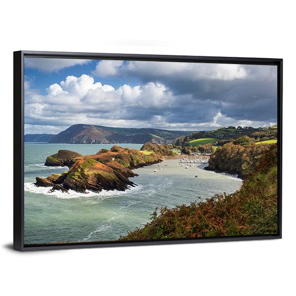 Water Mouth Bay Canvas Wall Art-5 Horizontal-Gallery Wrap-22" x 12"-Tiaracle