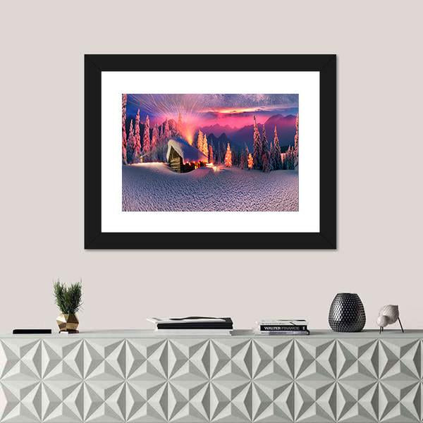 Wild Alpine Mountain Canvas Wall Art-1 Piece-Framed Print-42" x 14"-Tiaracle