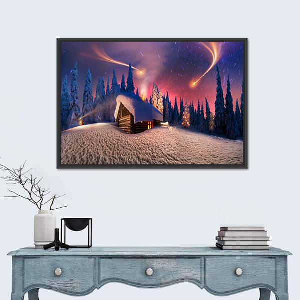 Wild Alpine Mountain In Carpathians Canvas Wall Art-1 Piece-Floating Frame-36" x 24"-Tiaracle