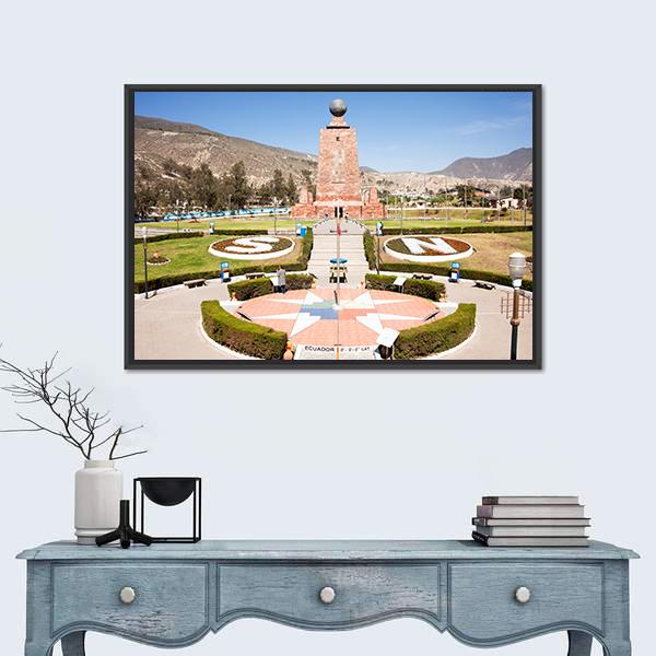 World City Memorial Canvas Wall Art-1 Piece-Floating Frame-36" x 24"-Tiaracle