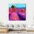 Abstract Lavender Fields Canvas Wall Art-4 Square-Gallery Wrap-17" x 17"-Tiaracle