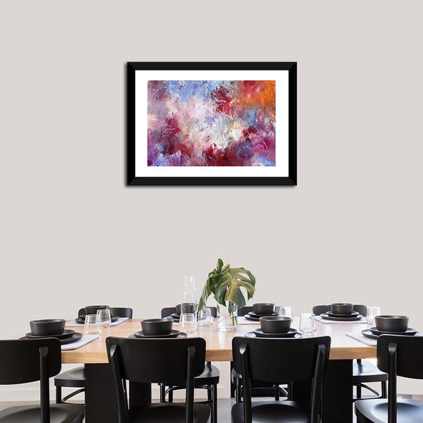Abstract Oil Paint Texture On Canvas Wall Art-3 Horizontal-Gallery Wrap-25" x 16"-Tiaracle