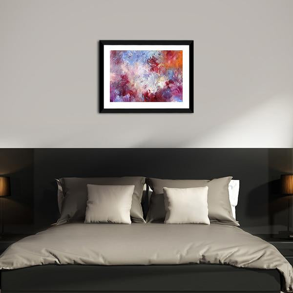 Abstract Oil Paint Texture On Canvas Wall Art-3 Horizontal-Gallery Wrap-25" x 16"-Tiaracle
