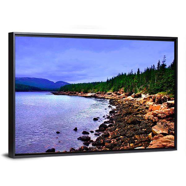 Acadia National Park Canvas Wall Art-3 Horizontal-Gallery Wrap-25" x 16"-Tiaracle
