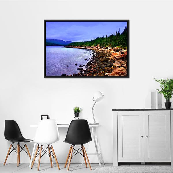 Acadia National Park Canvas Wall Art-3 Horizontal-Gallery Wrap-25" x 16"-Tiaracle