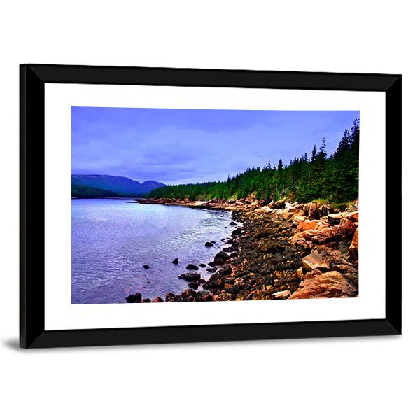 Acadia National Park Canvas Wall Art-3 Horizontal-Gallery Wrap-25" x 16"-Tiaracle