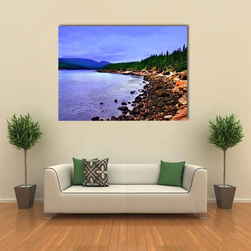 Acadia National Park Canvas Wall Art-1 Piece-Gallery Wrap-48" x 32"-Tiaracle