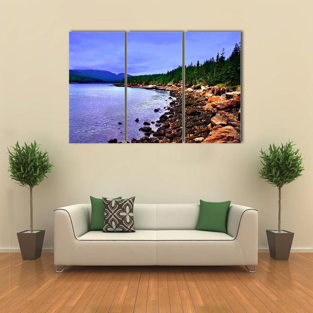 Acadia National Park Canvas Wall Art-3 Horizontal-Gallery Wrap-37" x 24"-Tiaracle